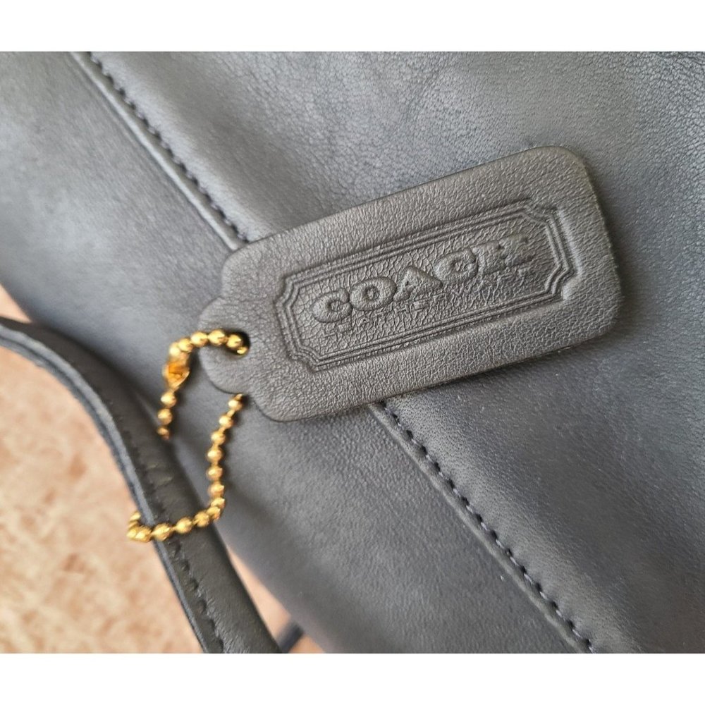 Coach Navy Leather Crossbody Bag - Picture 4 of 11